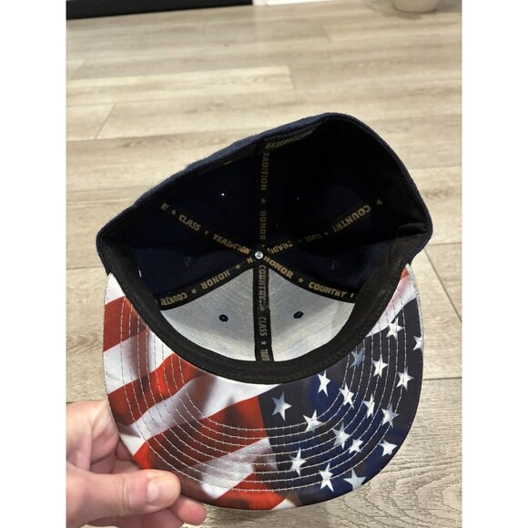 Baseballism Fitted Wool Hat Gray Blue USA Patriotic Baseball Hat Men’s Size 7 - Picture 4 of 6